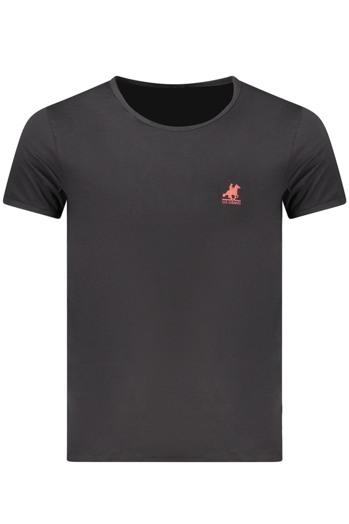 US GRAND MEN'S BLACK SHORT-SLEEVE T-SHIRT