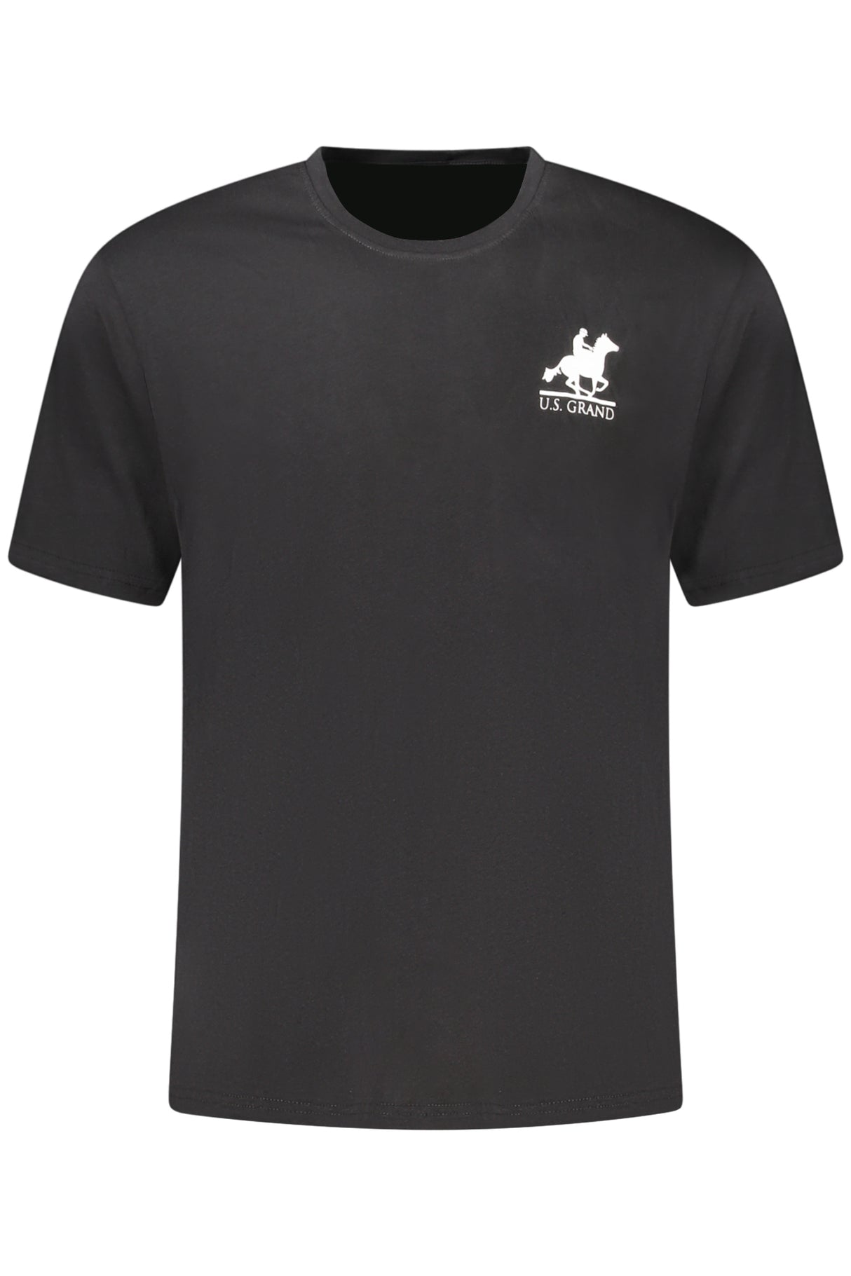 US GRAND MEN'S BLACK SHORT-SLEEVE T-SHIRT