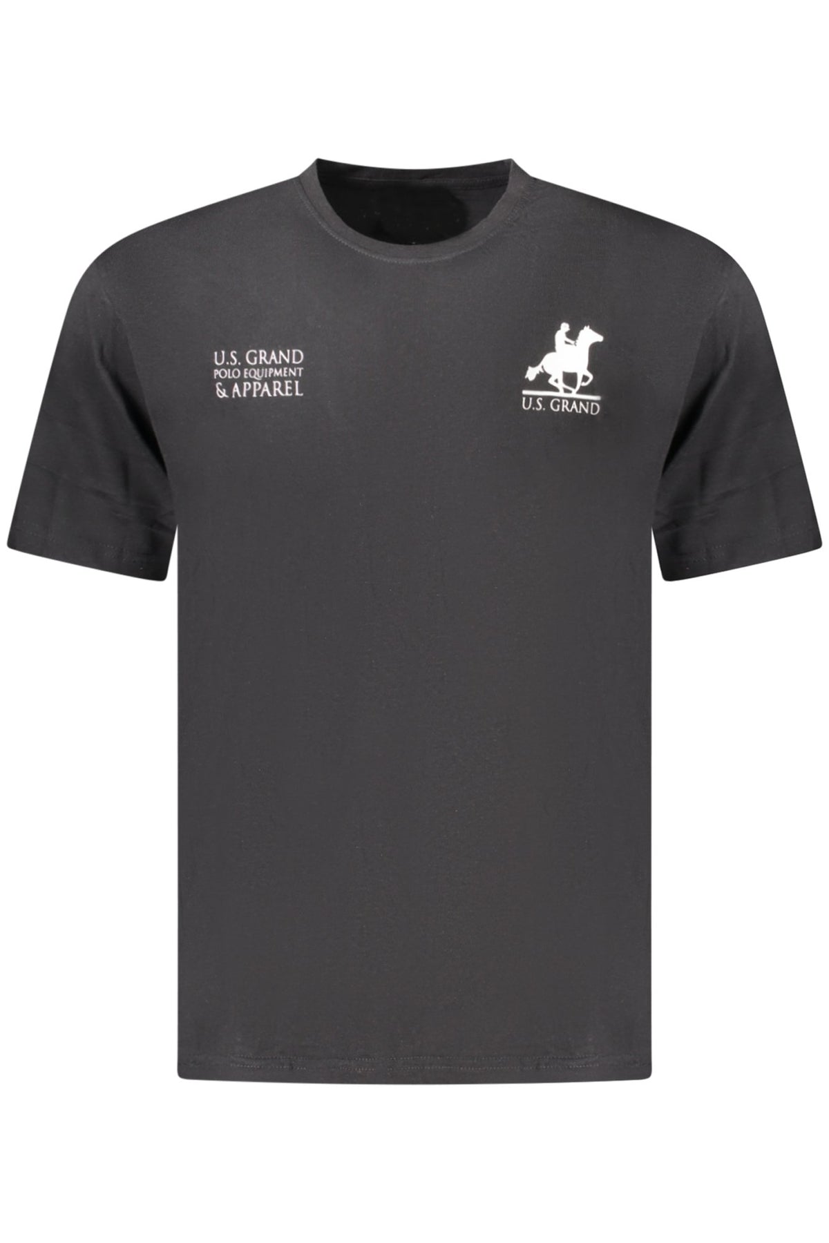 US GRAND MEN'S BLACK SHORT-SLEEVE T-SHIRT