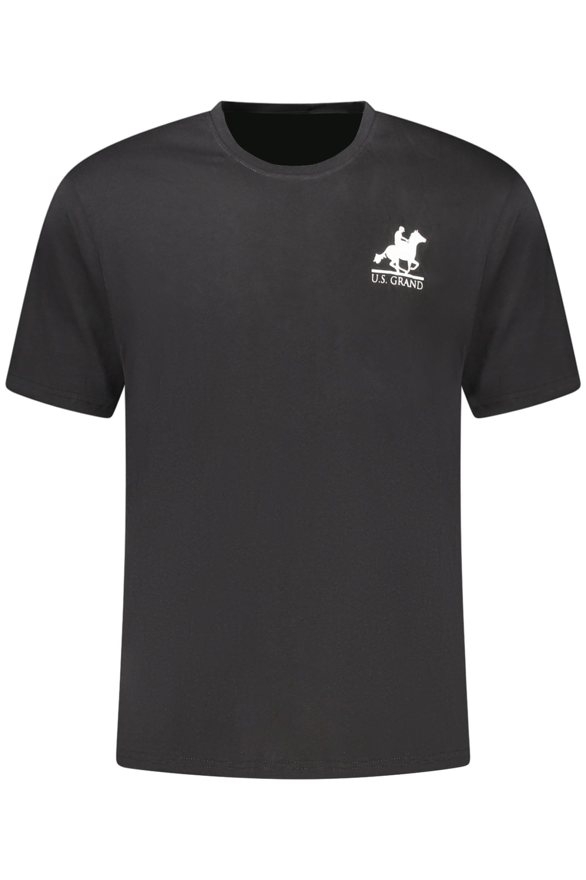 US GRAND MEN'S BLACK SHORT-SLEEVE T-SHIRT