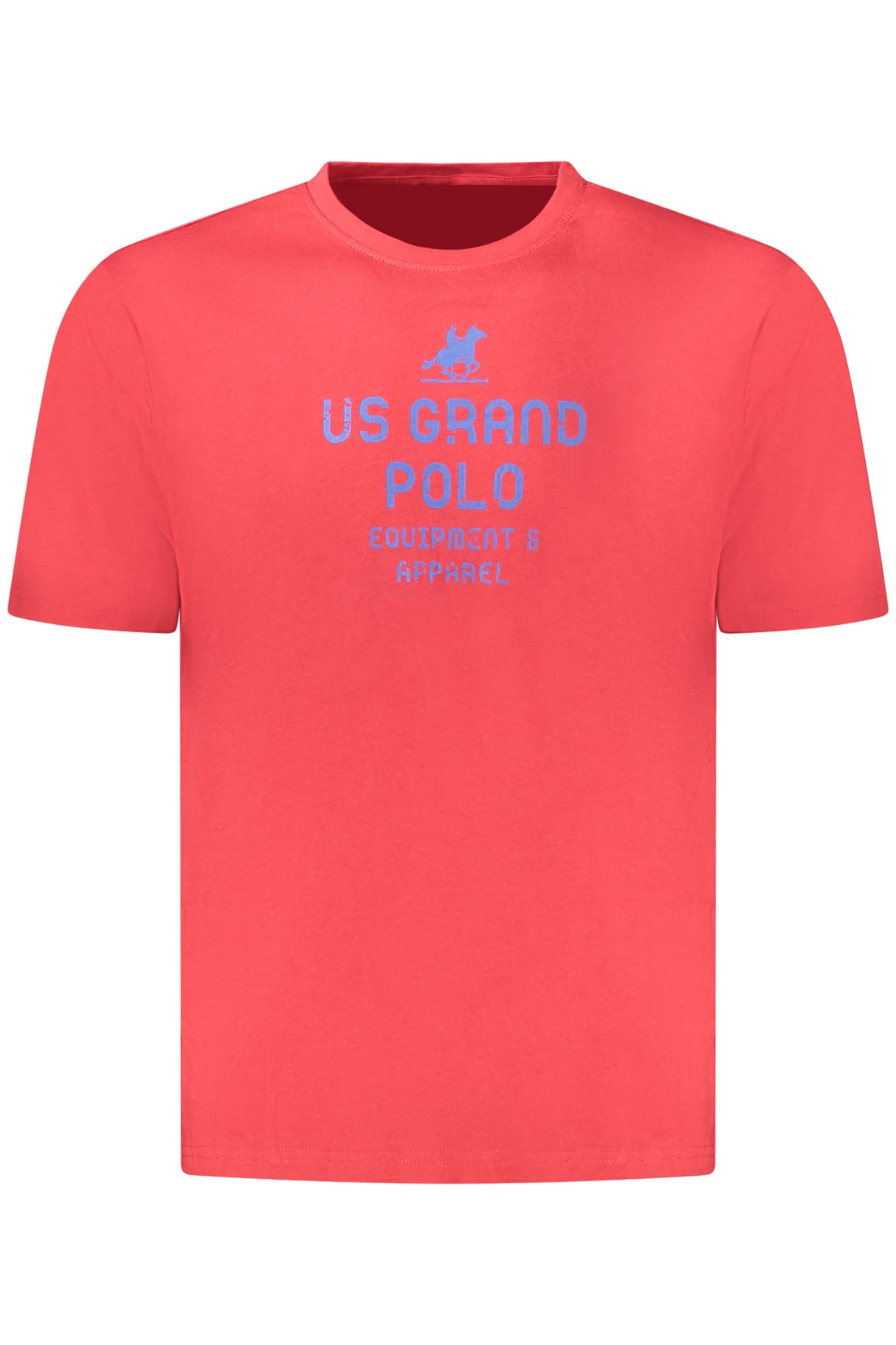 US GRAND MEN'S SHORT-SLEEVED RED T-SHIRT