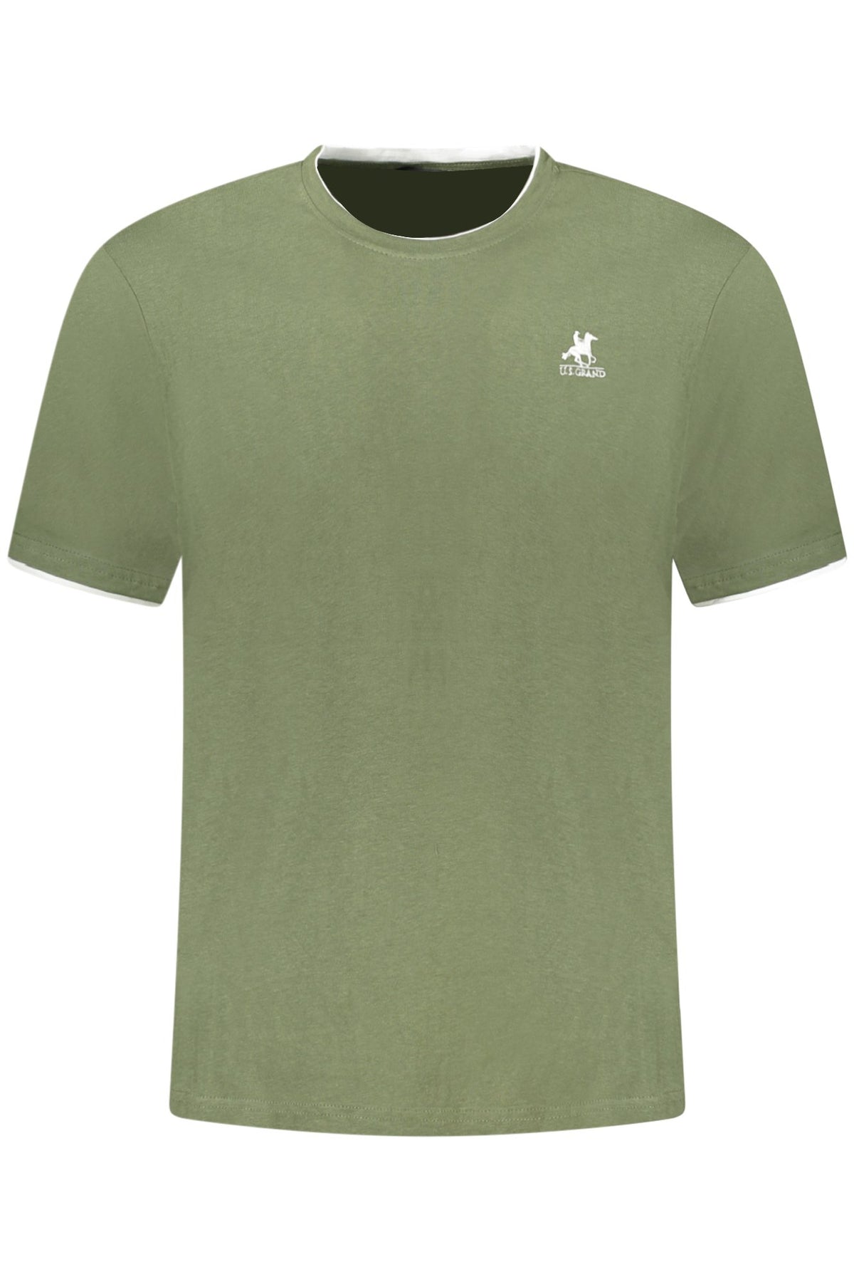 US GRAND MEN'S SHORT-SLEEVED GREEN T-SHIRT