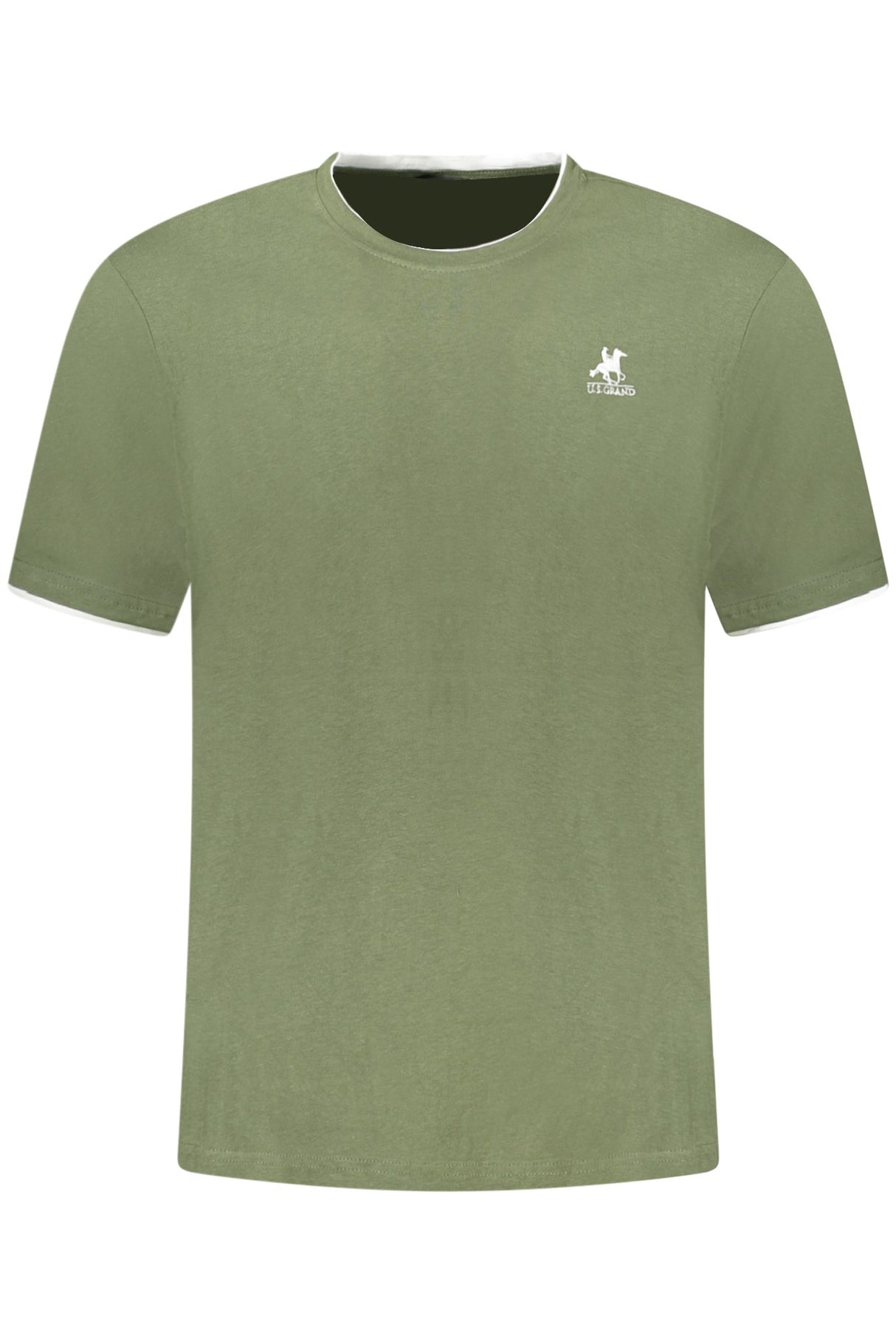 US GRAND MEN'S SHORT-SLEEVED GREEN T-SHIRT
