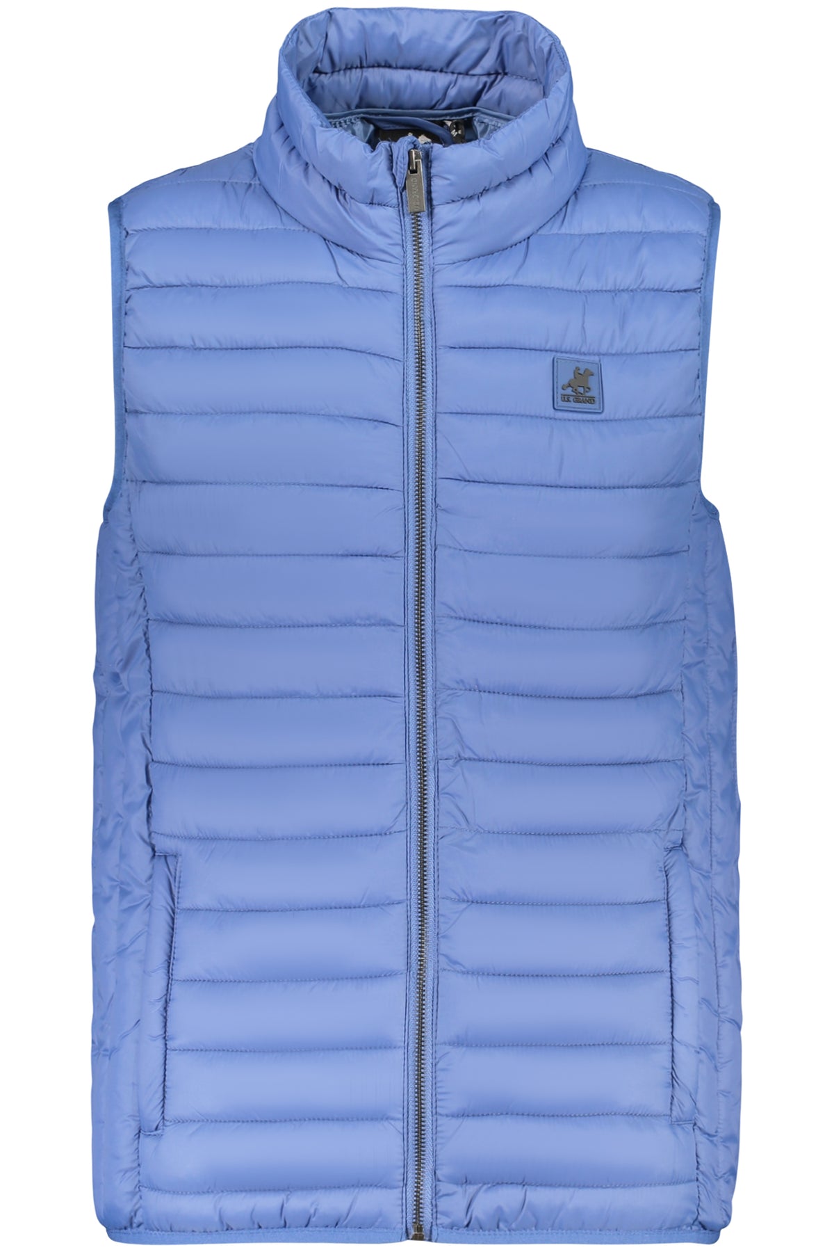 US GRAND MEN'S BLUE SLEEVELESS JACKET
