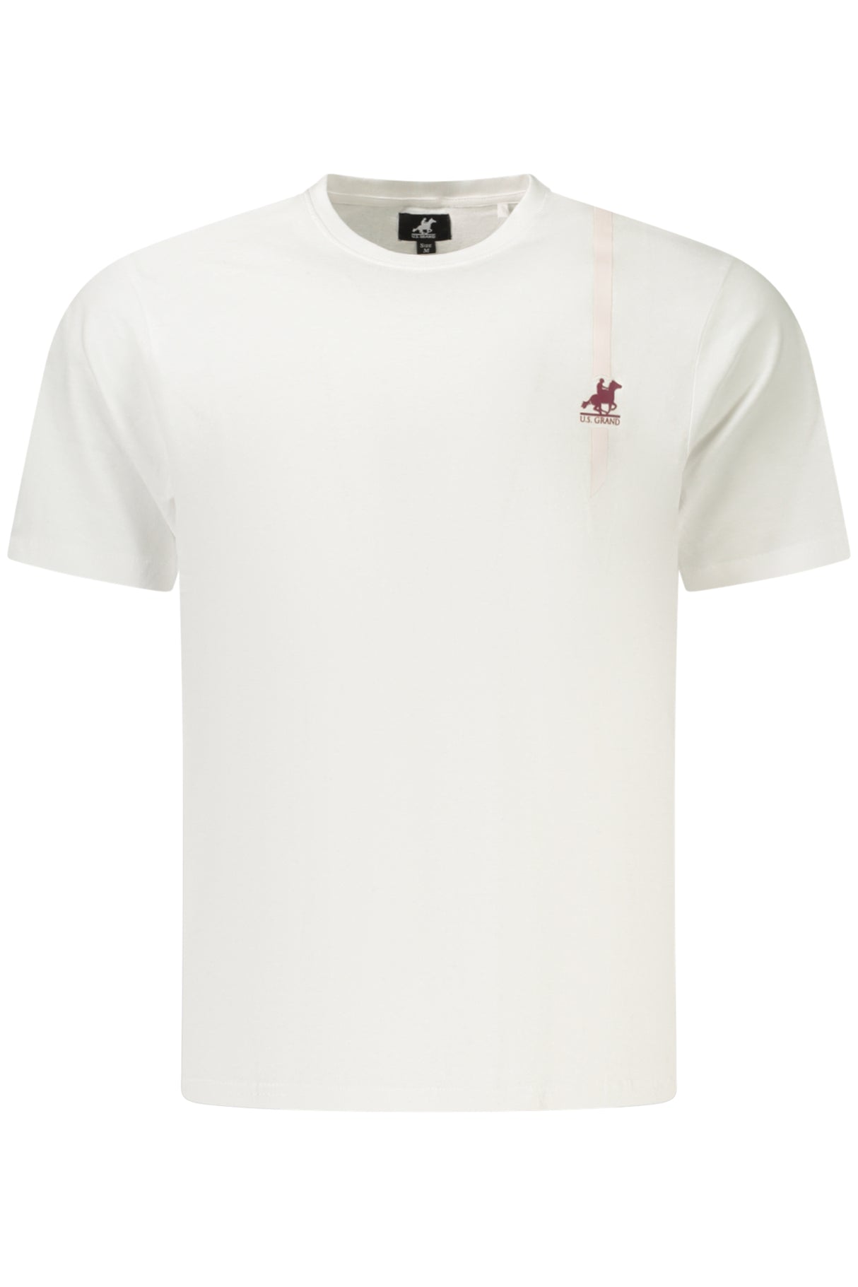 US GRAND MEN'S SHORT-SLEEVE T-SHIRT WHITE