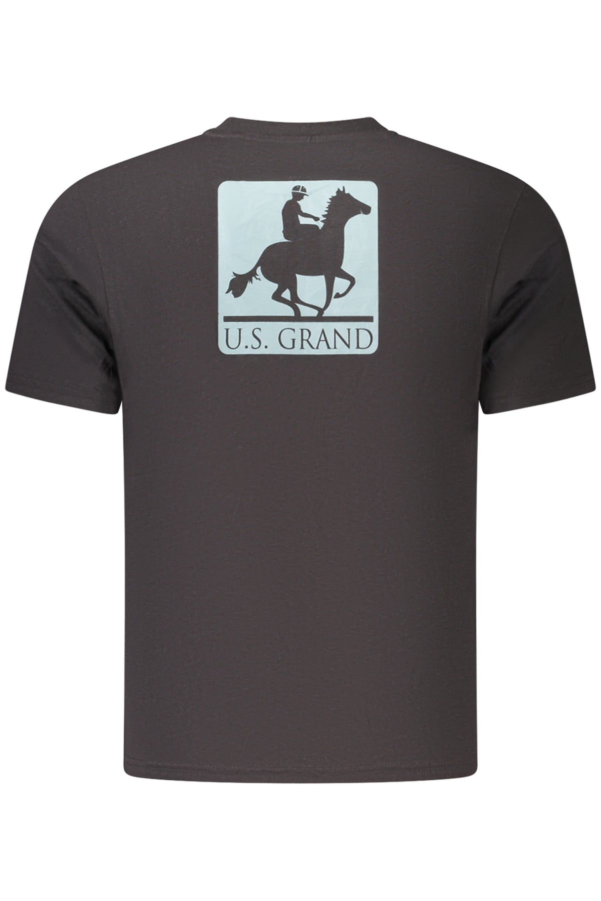 US GRAND MEN'S BLACK SHORT-SLEEVE T-SHIRT