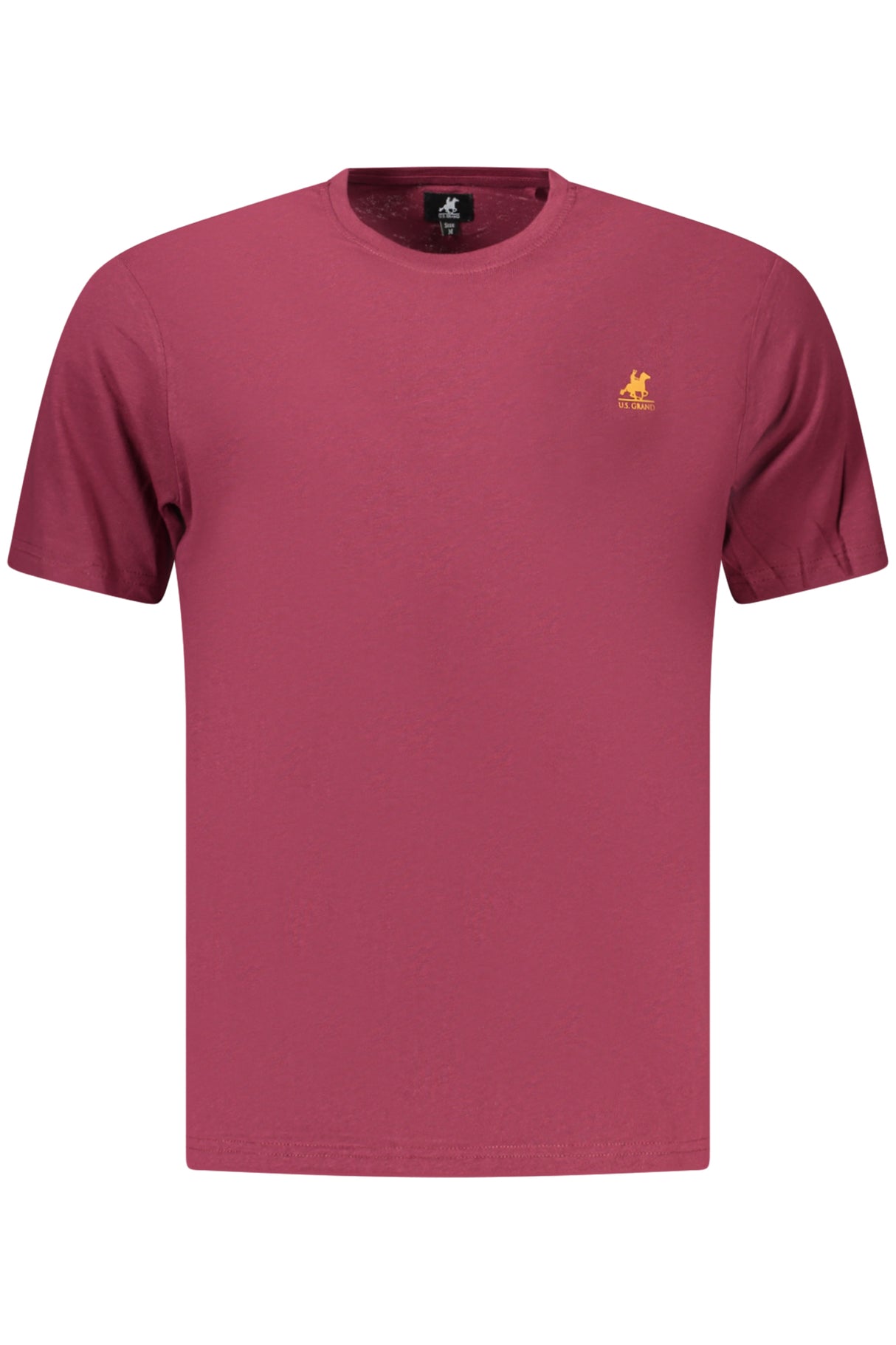 US GRAND MEN'S SHORT-SLEEVED RED T-SHIRT