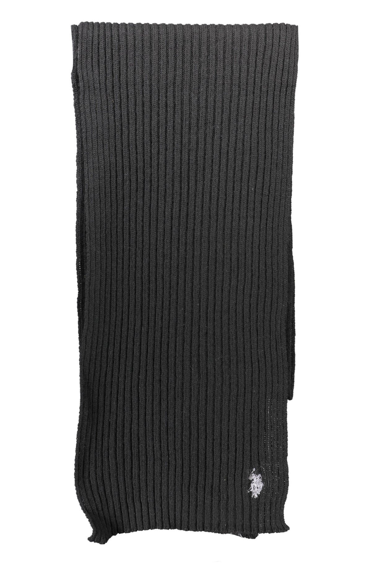 US POLO ASSN. MEN'S BLACK SCARF