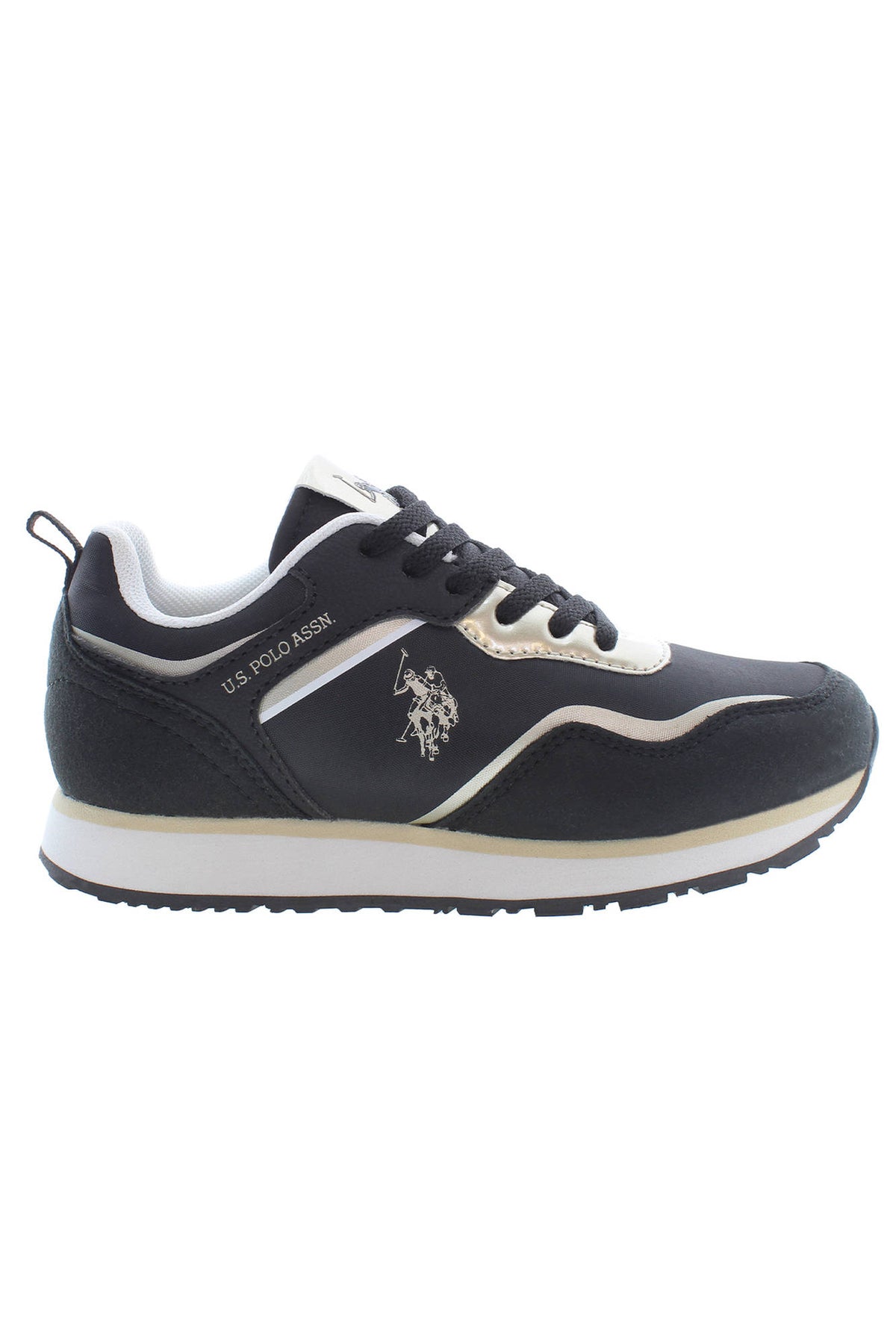 US POLO ASSN. CHILDREN'S BLACK SPORTS FOOTWEAR