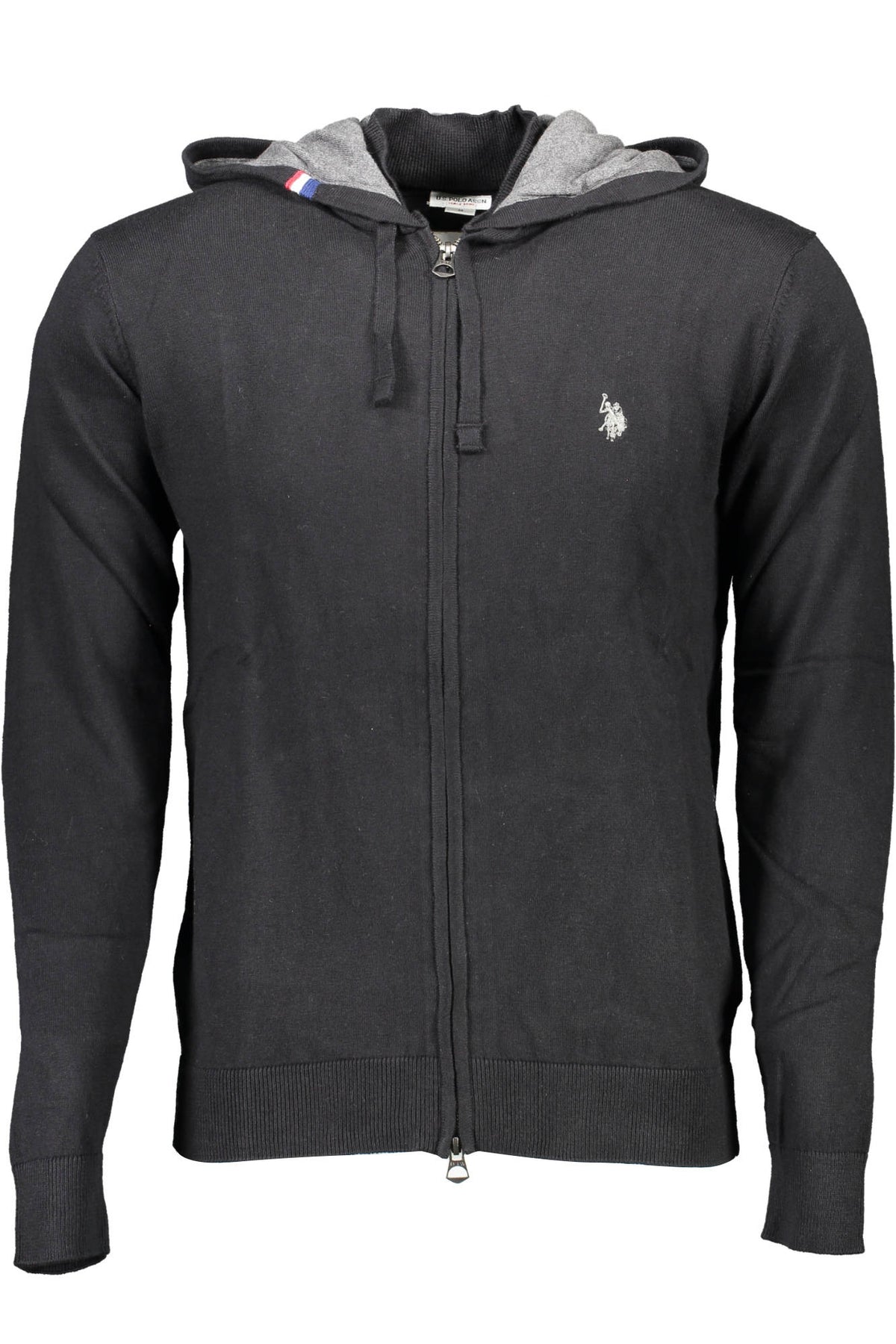 US POLO ASSN. MEN'S BLACK CARDIGAN