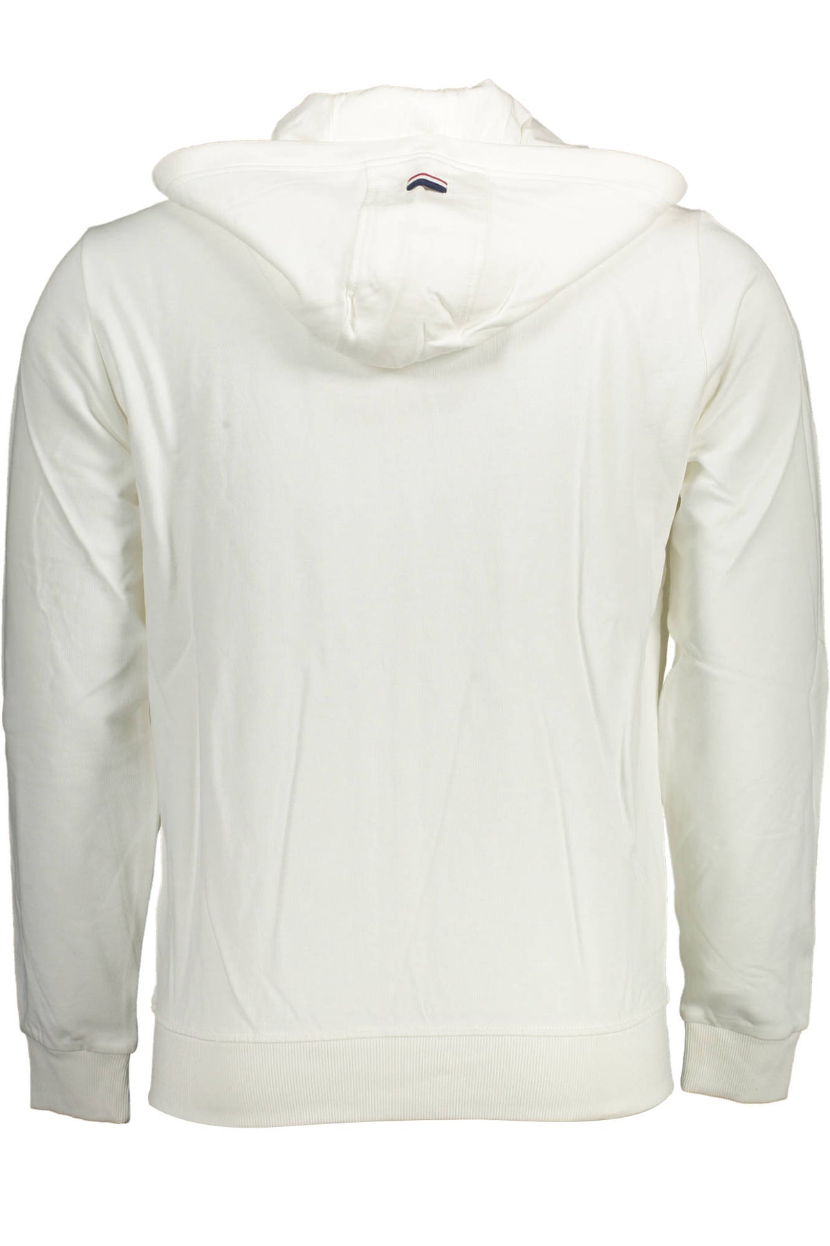 US POLO ASSN. MEN'S WHITE ZIP-UP SWEATSHIRT