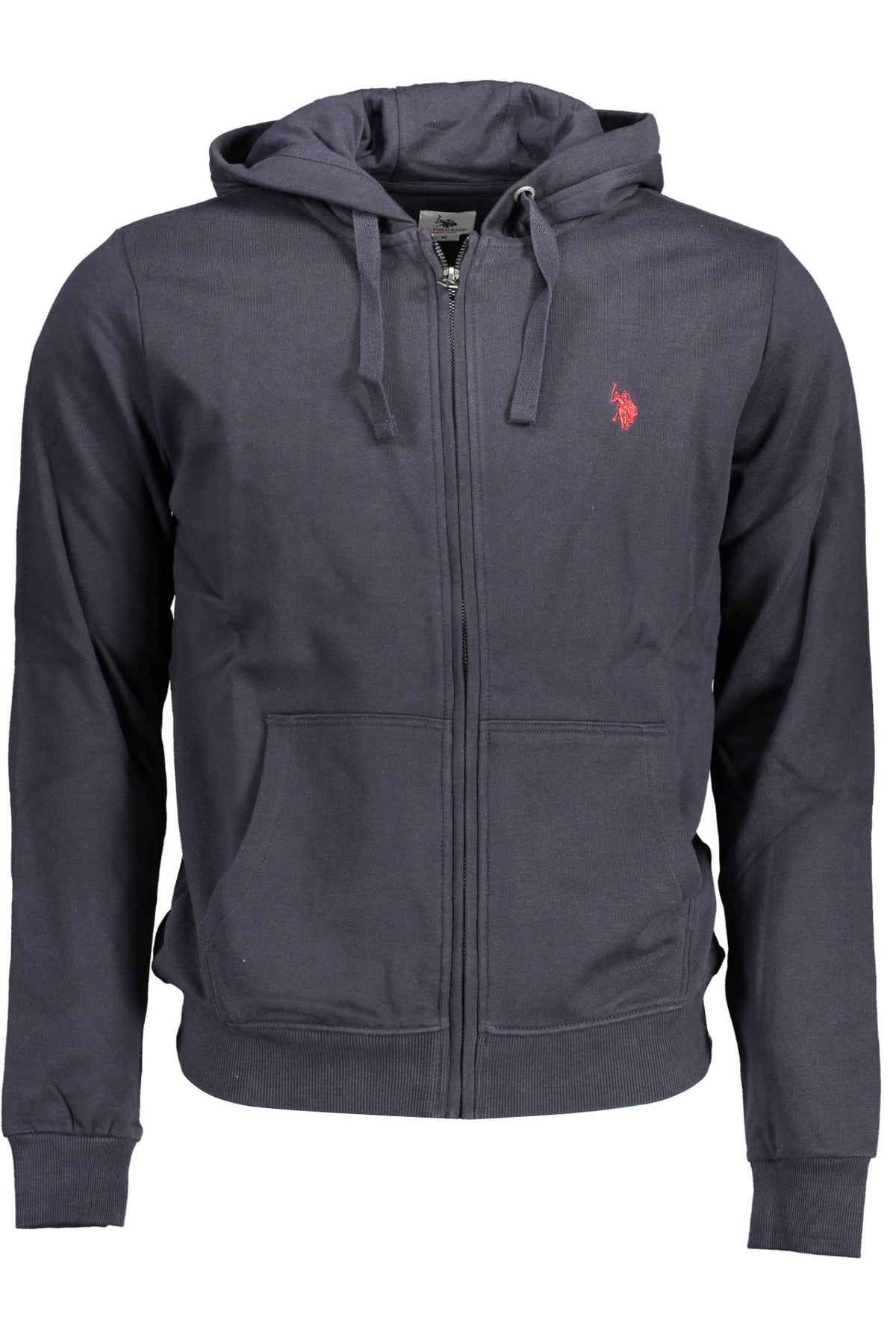 US POLO ASSN. MEN'S BLUE ZIP-UP SWEATSHIRT