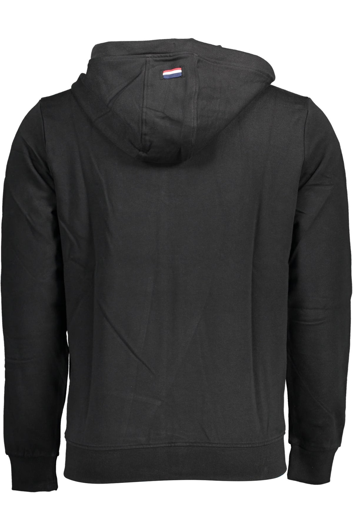 US POLO ASSN. MEN'S BLACK ZIP-UP SWEATSHIRT