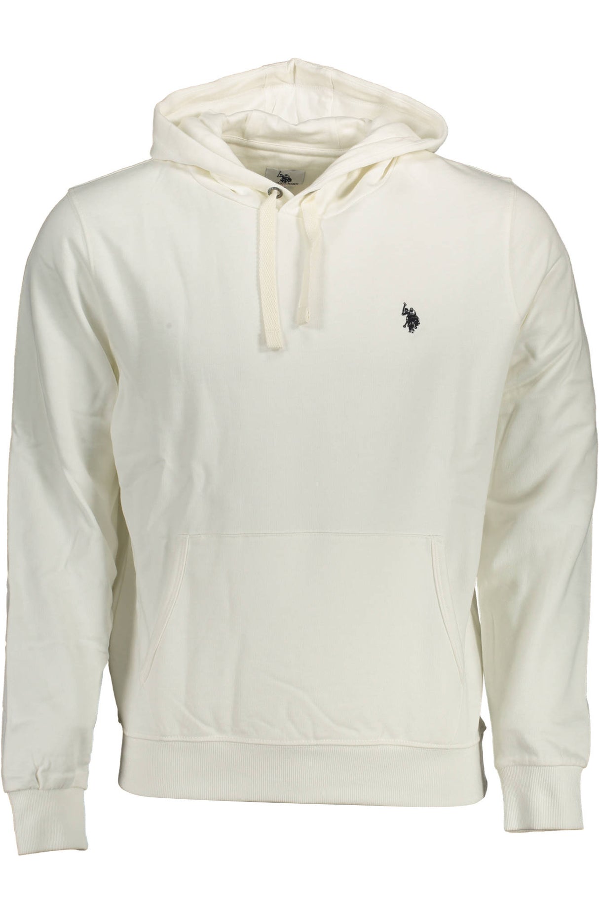 US POLO ASSN. MEN'S WHITE ZIP-UP SWEATSHIRT