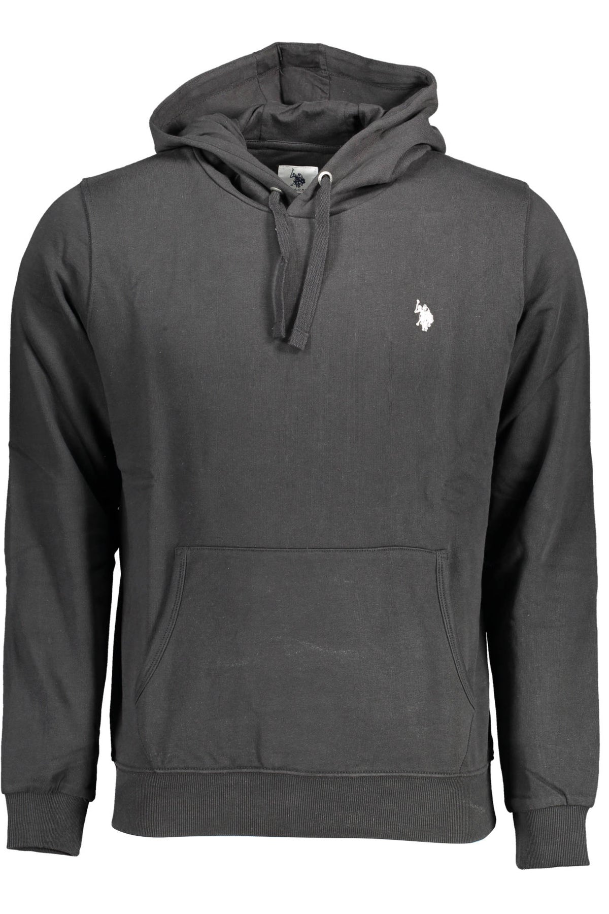 US POLO ASSN. MEN'S BLACK ZIP-UP SWEATSHIRT