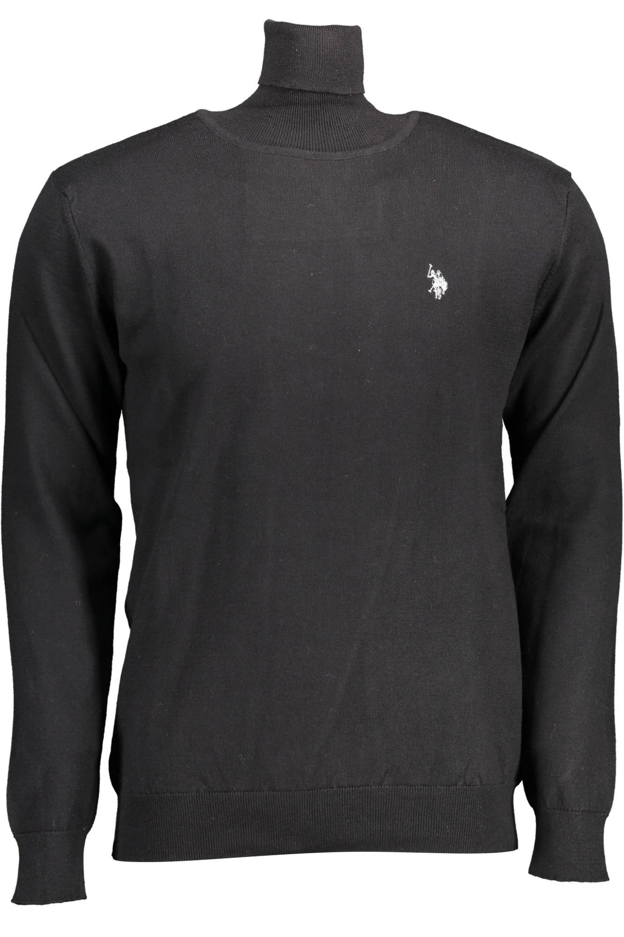 US POLO ASSN. MEN'S BLACK TURTLENECK