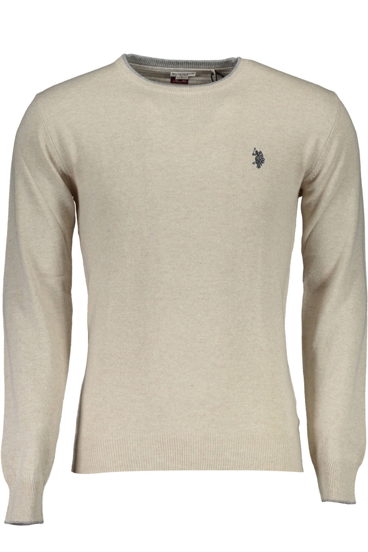 US POLO ASSN. MEN'S BEIGE SWEATER