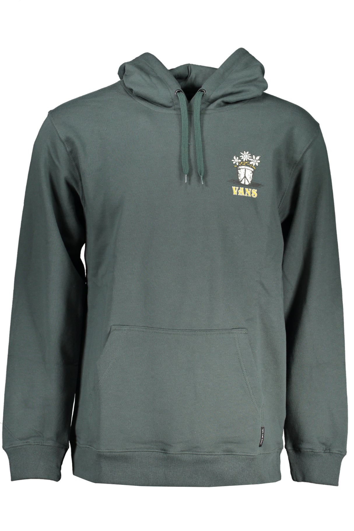 VANS GREEN MEN'S ZIPLESS SWEATSHIRT