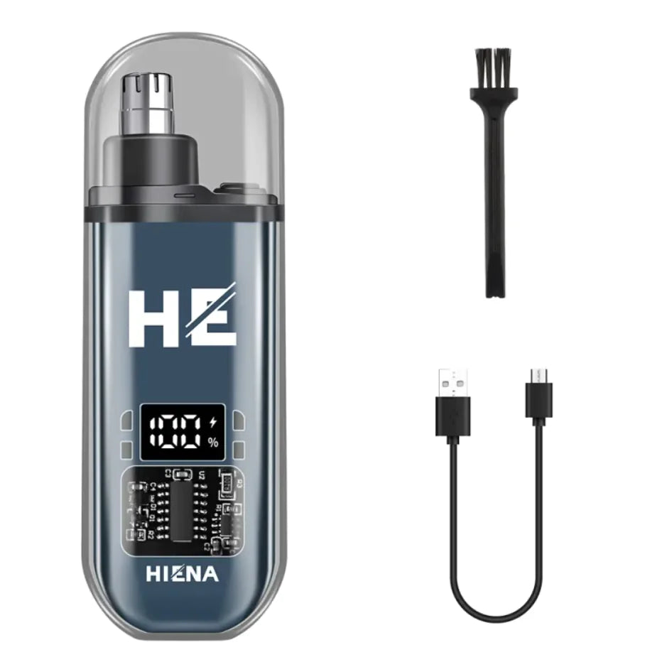 Portable electric nose hair trimmer