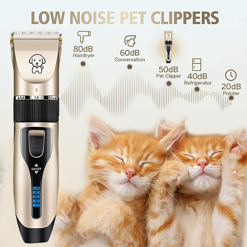 Dog Hair Clippers Trimmer Set