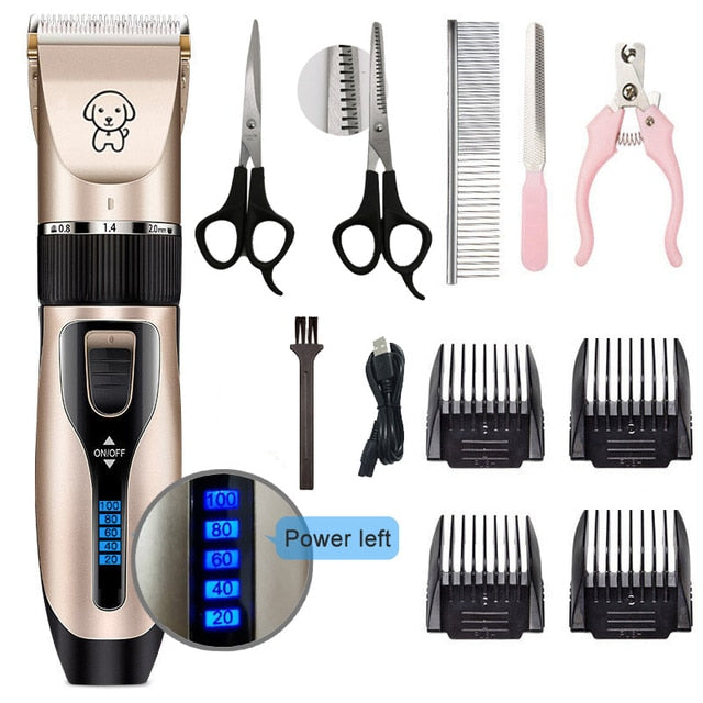 Dog Hair Clippers Trimmer Set