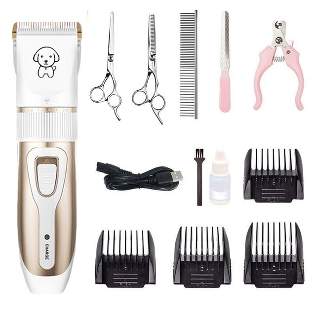 Dog Hair Clippers Trimmer Set
