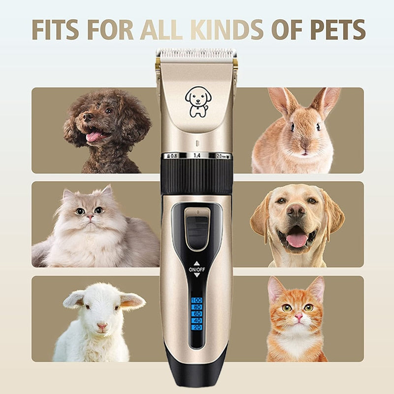 Dog Hair Clippers Trimmer Set