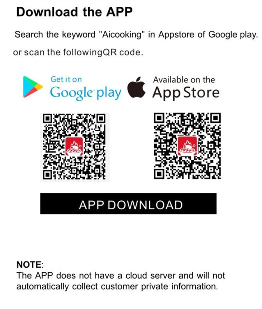 Thermomètre alimentaire de cuisine sans fil