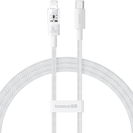 Baseus Cable Lightning to USB-C Gem Series 2.0m 20W White