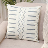 4pcs Modern Linen Pillow Cases 18x18in for Home Decor