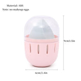 Portable Transparent Makeup Sponge Storage Box Case