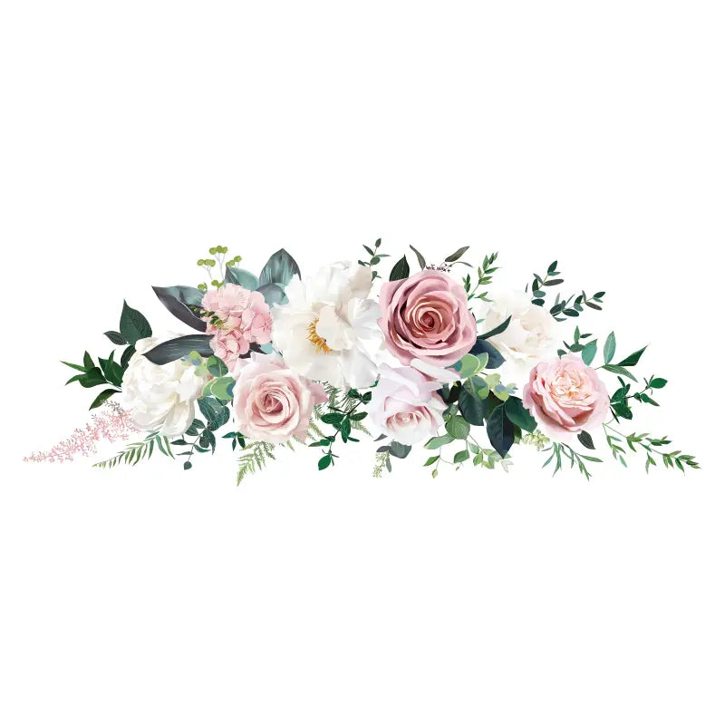 Simple Flower Wall Sticker for Natural Home Decor (1pc)