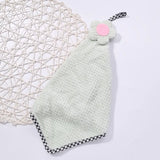 Coral Fleece Absorbent Flower Towel for Home Use