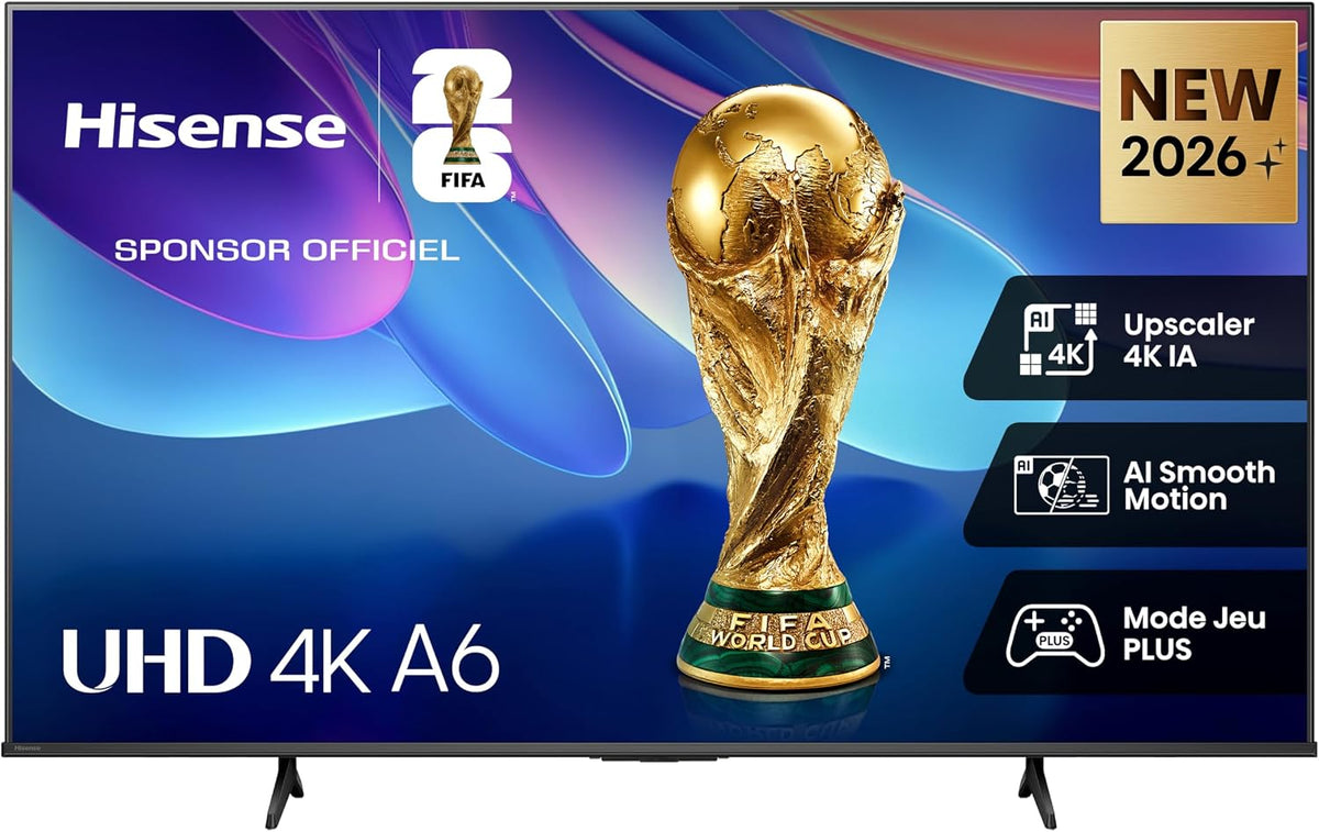 Hisense 50A6S 50'' 4K Ultra HD With Dolby Vision Smart LED TV 2026