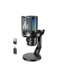 Maono Microphone Desktop Condenser Wireless & USB-C 40Hr DM40 Pro Black