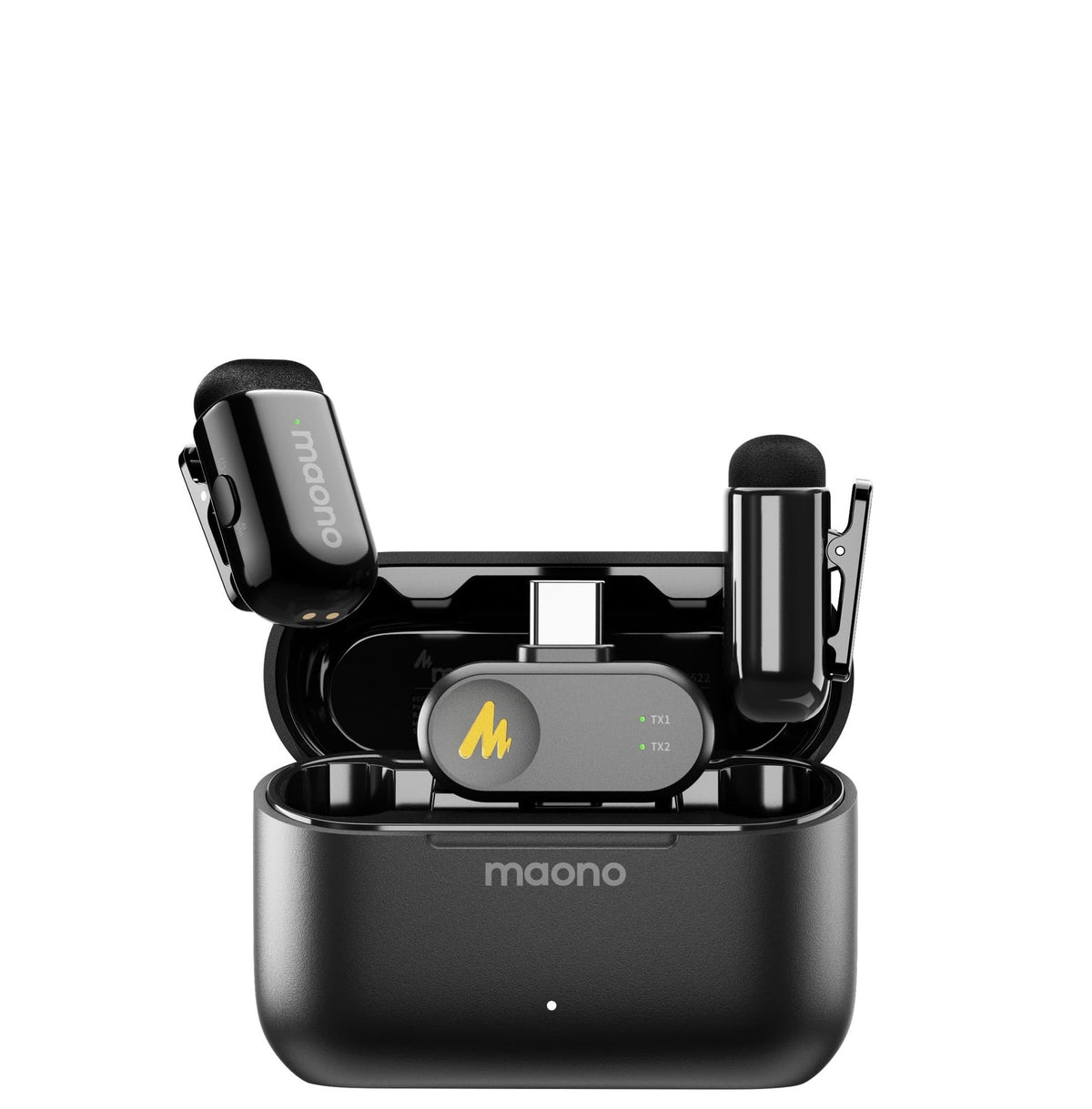 Maono Microphone Lavalier USB-C Receiver & 2 x Transmitters WAVE T1