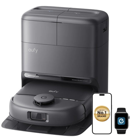 Anker Eufy Robot Vacuum Omni C28 15000Pa Suction, All-in-One Station, Tangle-Free for Pet Hair, AI Obstacle Avoidance, LiDAR Navigation