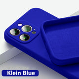 Astubia Square Liquid Silicone Phone Case for iPhone 11-14