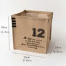 Natural Jute Foldable Desktop Organizer (1pc)