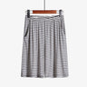 Plus Size Striped Loose Fitting Loungewear Shorts