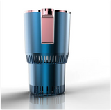 2-in-1 Car Cup Holder with Heating & Cooling, Digital Temperature Display