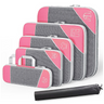 Lightweight Travel Storage Organizer Set with Shoe Bag