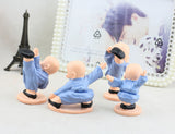 Resin Figurine of Kung Fu Monk for Home Decor