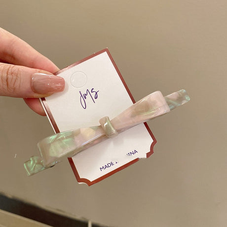 Vertical Bow Simple Hair Clip for Women