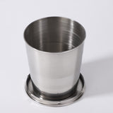 Stainless Steel Camping Folding Water Bottle & Cup