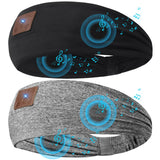 2-Pack Sleeping Headphones Bluetooth 5.4 Headband Headband Headphones with Ultra-Thin Speakers Headphones Headband for Side Sleepers Running Insomniac Travel Meditation（Black&Grey）