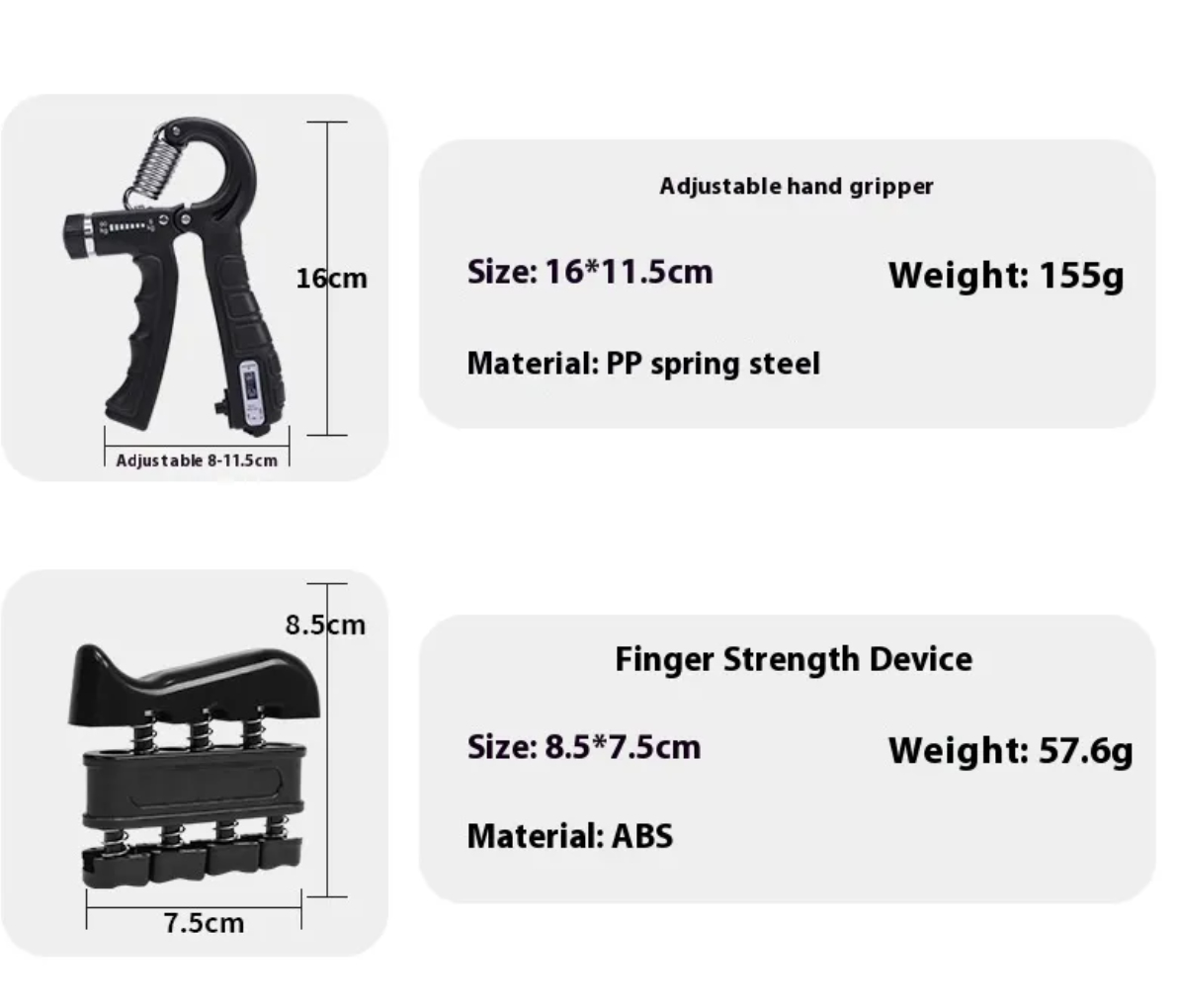 Adjustable Resistance Hand Grip Strengthener