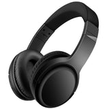 Bingozones Wireless and Wired Headphones with Microphone Bluetooth 5.3 Headphones Folding Lightweight On-Ear Headphones for Smartphone Tablet Computer (Black)