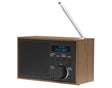Denver DAB-46DGR FM Radio with Alarm, LCD Display & Antenna (Works with Mains Power or 4xAA Batteries)