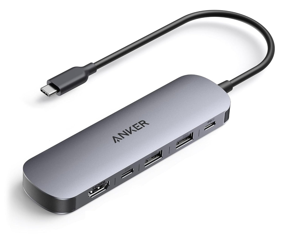 Anker Work Hub USB-C 7-in-1 1xUSBC 2xUSBA 1xPD100W 4KHDMI-SD A83D2